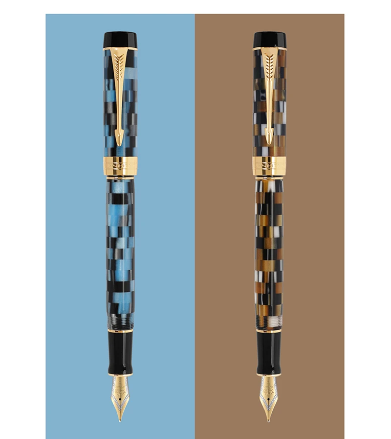 Jinhao 100 изысканный столетия смолы авторучка с расцветкой «шахматная доска EF F/M/изогнутая чернильная ручка Nib с конвертером для лучшего канцелярские товары
Jinhao 100 изысканный столетия смолы авторучка с расцветкой «шахматная доска EF F/M/изогнутая чернильная ручка Nib с конвертером для лучшего канцелярские товары