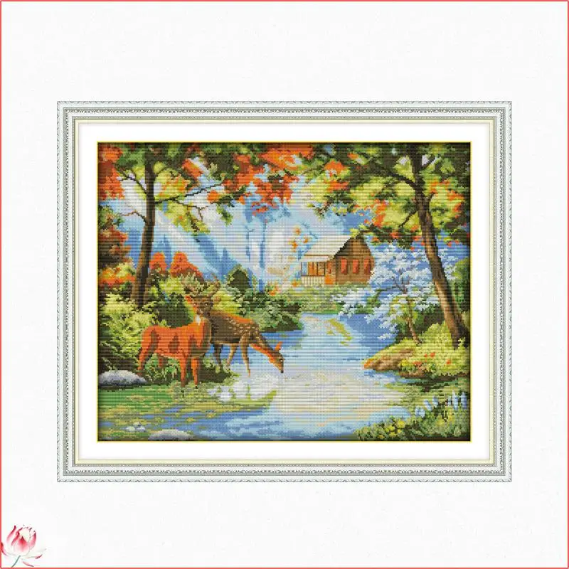 Joy Sunday The Fawn Is In The Наборы для вышивки крестом Китайская вышивка 11CT 14CT Набор для шитья Украшение дома Пейзажная живопись
Joy Sunday The Fawn Is In The Наборы для вышивки крестом Китайская вышивка 11CT 14CT Набор для шитья Украшение дома Пейзажная живопись
