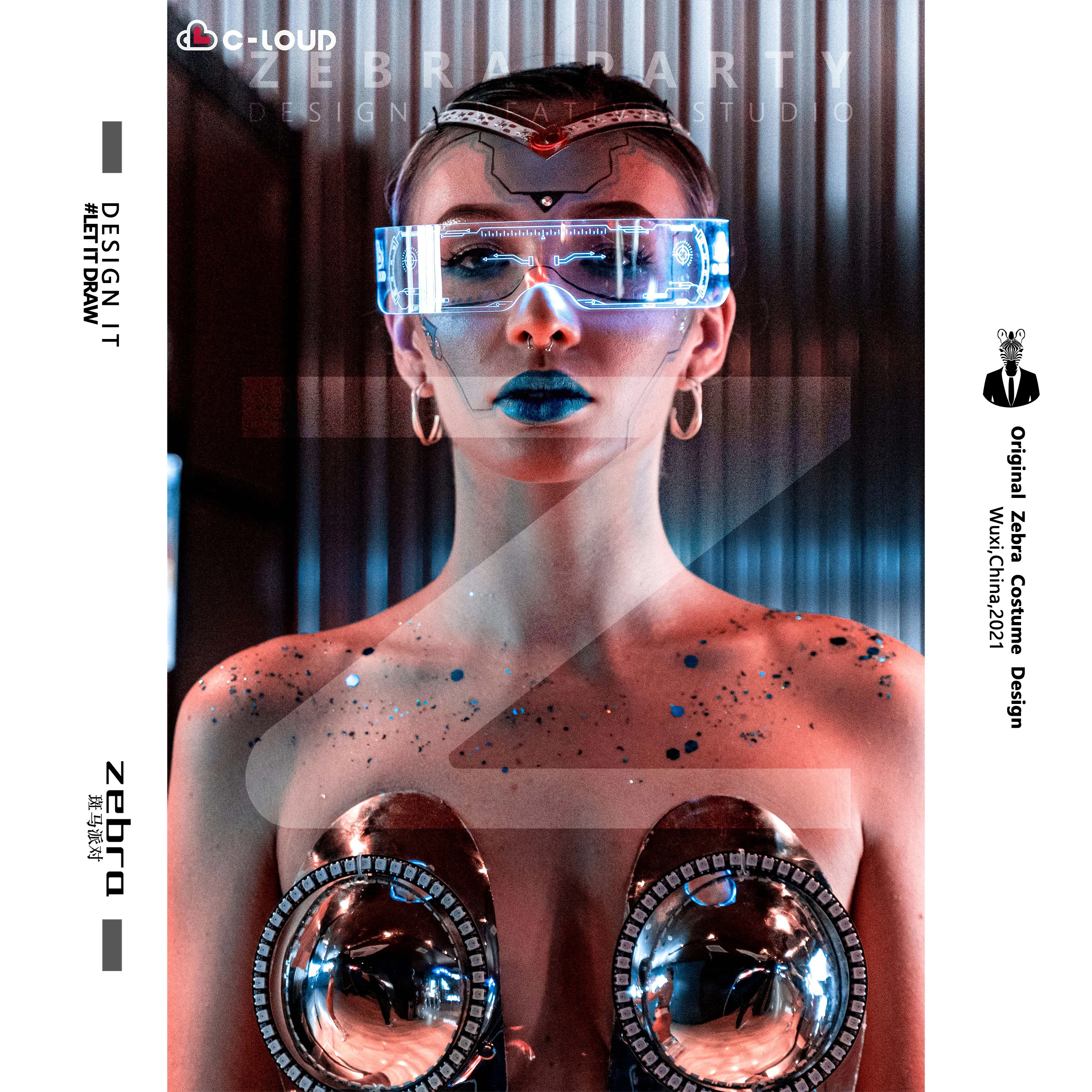 Sexy Nightclub future gogo women's costumes LED metal light stage Show Dance Costume Customized Item
Sexy Nightclub future gogo women's costumes LED metal light stage Show Dance Costume Customized Item