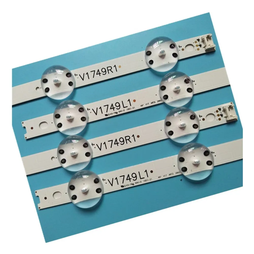 9kits=36pcs led backlight strip for lg 49 tv tv 6916l-2862a 6916l-2863a v17 49 r1 + l1 art3 449uj651v lc490dgg (fk) (md)
9kits=36pcs led backlight strip for lg 49 tv tv 6916l-2862a 6916l-2863a v17 49 r1 + l1 art3 449uj651v lc490dgg (fk) (md)