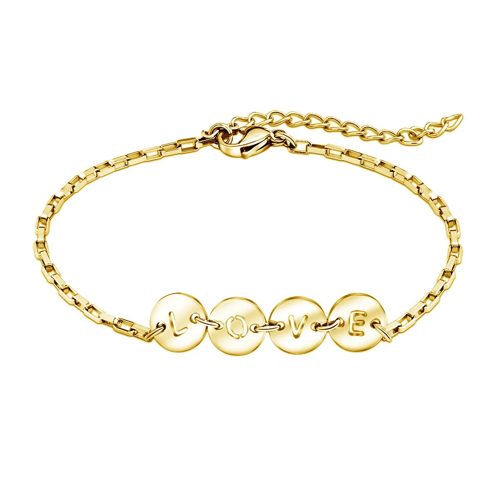 ELAN Customize Name Letter Bangle Retro Simple Accessories Bracelet for Women
ELAN Customize Name Letter Bangle Retro Simple Accessories Bracelet for Women