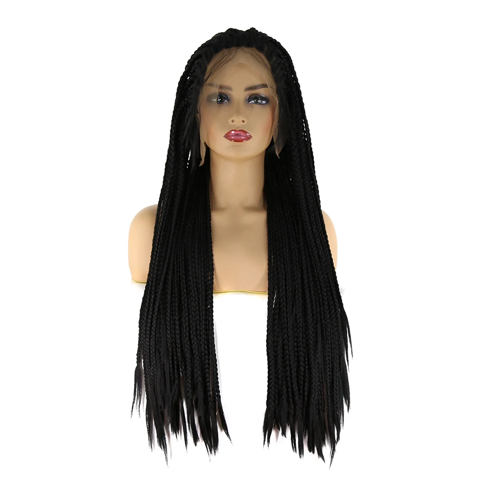 Черные плетеные парики Синтетический парик спереди, ручная работа, волосы яки, пробор с пробором, микрокосички, волосы с детскими волосами для женщин
Черные плетеные парики Синтетический парик спереди, ручная работа, волосы яки, пробор с пробором, микрокосички, волосы с детскими волосами для женщин