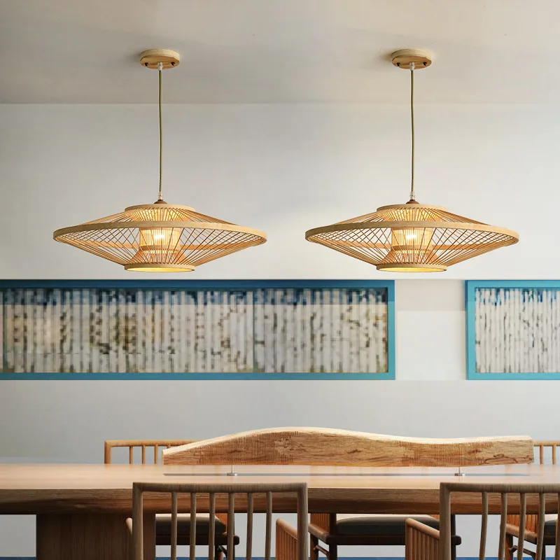 Chinese-style Bamboo Pendant Lights Living Room Modern Simple Restaurant Dining Room Kitchen Hanging Lamps Wood Light Fixtures
Chinese-style Bamboo Pendant Lights Living Room Modern Simple Restaurant Dining Room Kitchen Hanging Lamps Wood Light Fixtures