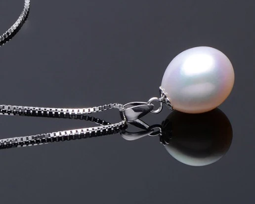 HABITOO Elegant Natural 10-11mm White Drop Freshwater Pearl Peandant 925 Silver Chain Necklace for Women Jewelry Party Gifts
HABITOO Elegant Natural 10-11mm White Drop Freshwater Pearl Peandant 925 Silver Chain Necklace for Women Jewelry Party Gifts