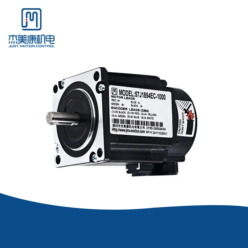 JMC 57MM nema 23 Full Closed Loop Stepper Servo Motor high efficiency closed loop stepper motor 57J1854EC-1000
JMC 57MM nema 23 Full Closed Loop Stepper Servo Motor high efficiency closed loop stepper motor 57J1854EC-1000