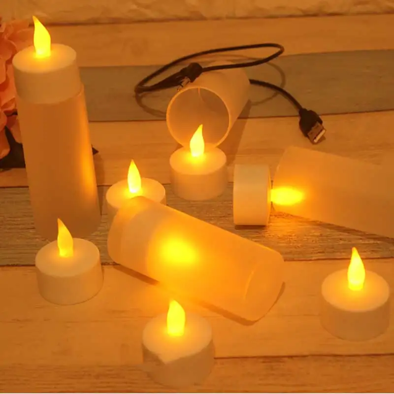 2 шт. Беспламенного светодиодный свечи с USB Перезаряжаемые Батарея, Батарея приведенный в действие Электронная Свеча светильник для свадебного торжества и дня рождения
2 шт. Беспламенного светодиодный свечи с USB Перезаряжаемые Батарея, Батарея приведенный в действие Электронная Свеча светильник для свадебного торжества и дня рождения
