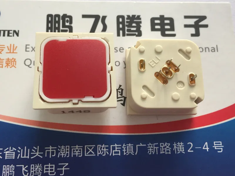 1PCS ELI replaces German RAFI square tact switch 19*19*9.7 with light keyboard button micro-movement red light
1PCS ELI replaces German RAFI square tact switch 19*19*9.7 with light keyboard button micro-movement red light