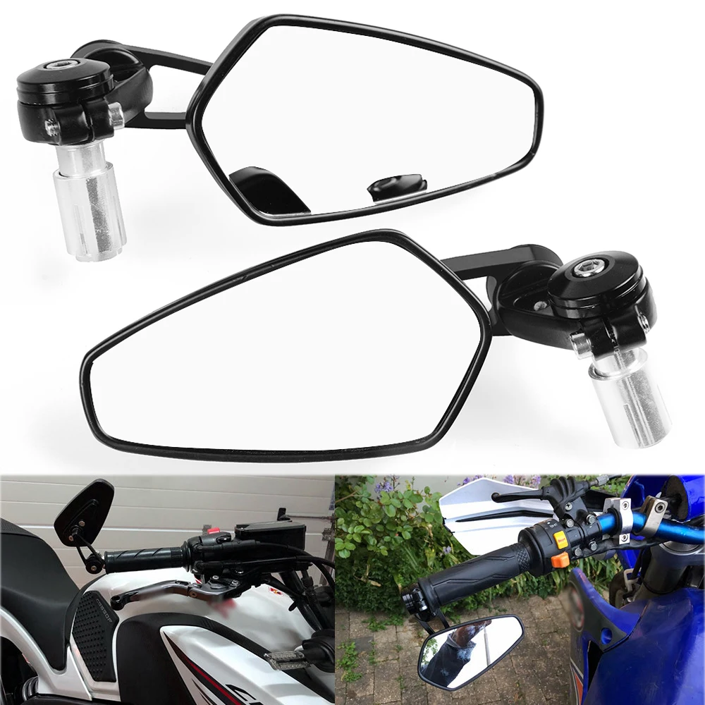 1Pair 7/8" Round Bar End Rear Mirrors Scooters Rearview Mirror Side View Mirrors For Honda CG125 CB190R 599 CB300F CB500F ABS
1Pair 7/8" Round Bar End Rear Mirrors Scooters Rearview Mirror Side View Mirrors For Honda CG125 CB190R 599 CB300F CB500F ABS
