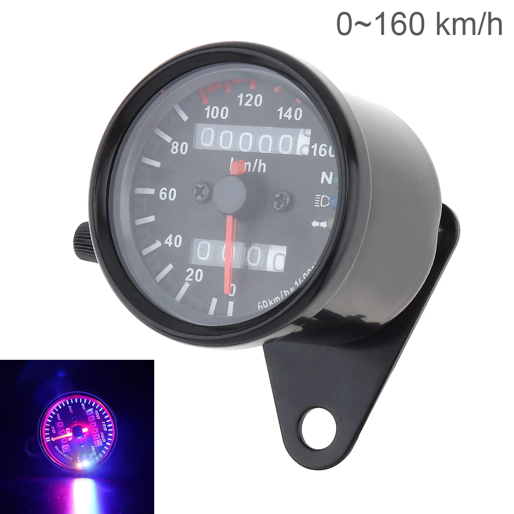 Motorcycle Speedometer 12V Metal Case Two Color LED Night Light Double Counting Mileage Meter Speed Code Table for Motorcycle
Motorcycle Speedometer 12V Metal Case Two Color LED Night Light Double Counting Mileage Meter Speed Code Table for Motorcycle