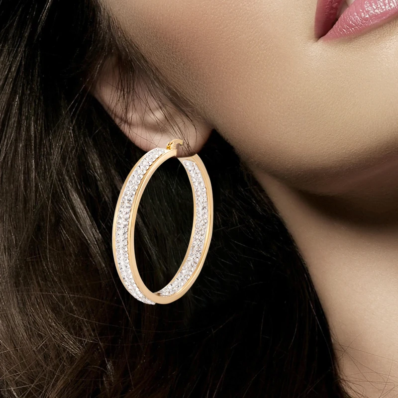 New Fashion Trendy Stunning Ear rings Glass Rhinestone Earrings Women's earrings Jewelry Fashion Statement Earrings Accessories
New Fashion Trendy Stunning Ear rings Glass Rhinestone Earrings Women's earrings Jewelry Fashion Statement Earrings Accessories