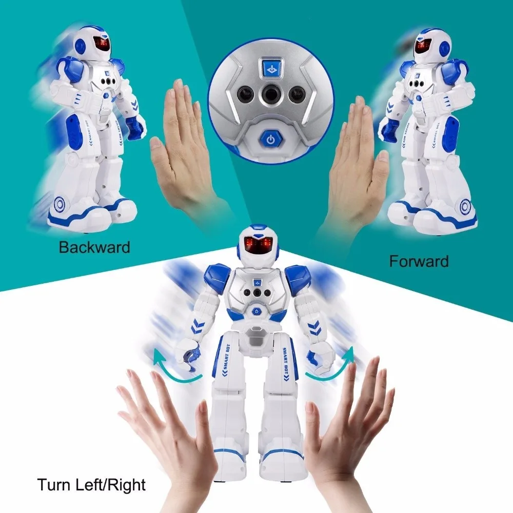 2020 Remote Control Intelligent Robot Gesture Sensing Programming Charging Children Dancing Robot Fighting Defentor Boys
2020 Remote Control Intelligent Robot Gesture Sensing Programming Charging Children Dancing Robot Fighting Defentor Boys