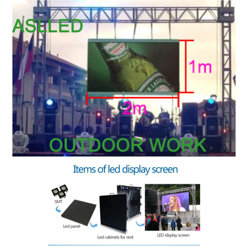 outdoor work 2m x 1m small led screen full color video display p3.91 hd video walll work with HDMI/WIFI/USB/LAN RJ45
outdoor work 2m x 1m small led screen full color video display p3.91 hd video walll work with HDMI/WIFI/USB/LAN RJ45