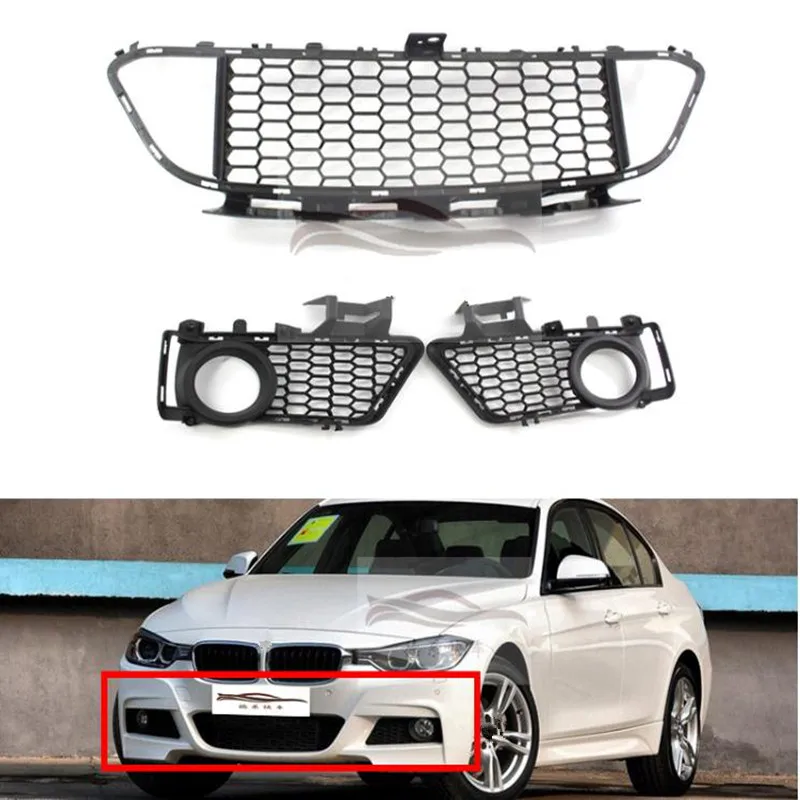 Front bar ventilation grille fog lamp frame bar lamp shade For BMW 3 Series F30 2013-2016
Front bar ventilation grille fog lamp frame bar lamp shade For BMW 3 Series F30 2013-2016