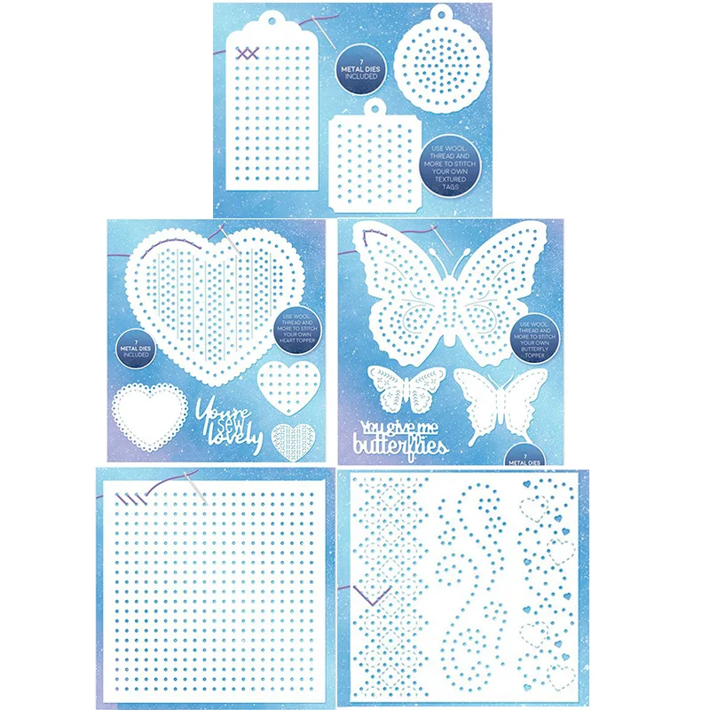 Stitch It Collections Butterfly Square Heart Tags Borders Cutting Dies for DIY Scrapbooking Crafts Cards Making New 2020 Diecut
Stitch It Collections Butterfly Square Heart Tags Borders Cutting Dies for DIY Scrapbooking Crafts Cards Making New 2020 Diecut