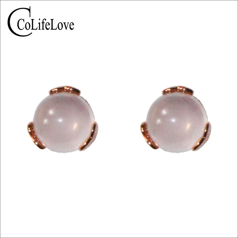 CoLife Jewelry Rose Quartz Stud Earrings for Office Woman 8mm Natural Rose Quartz Silver Earrings 925 Silver Rose Quartz Jewelry
CoLife Jewelry Rose Quartz Stud Earrings for Office Woman 8mm Natural Rose Quartz Silver Earrings 925 Silver Rose Quartz Jewelry