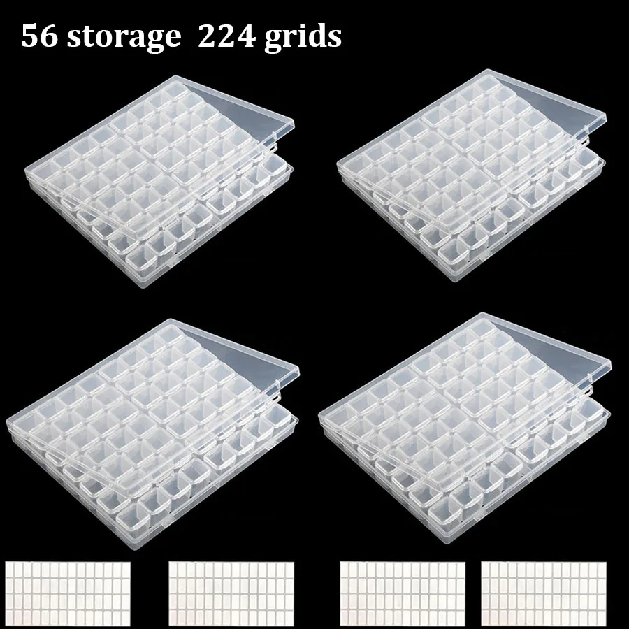 Sale 128 64 56 28 4 grids Diamond Embroidery Tools Cases PP Storage Box Diamond Painting Accessories Cells Organizer
Sale 128 64 56 28 4 grids Diamond Embroidery Tools Cases PP Storage Box Diamond Painting Accessories Cells Organizer