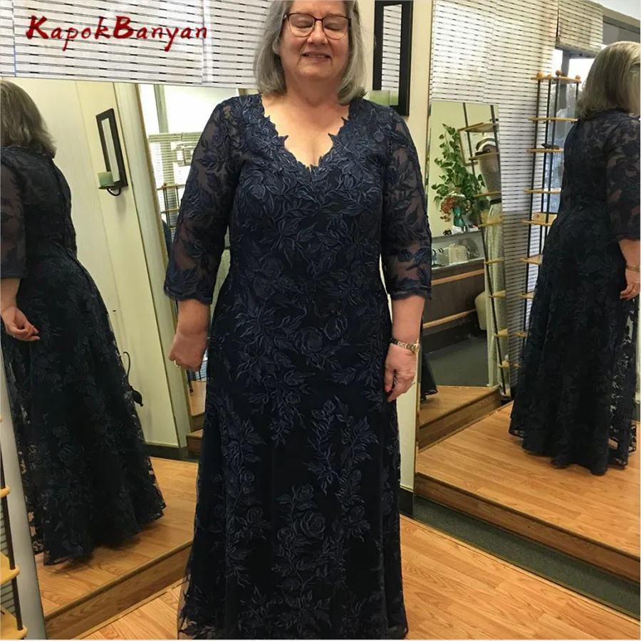 V-neck Zipper Lace Mother of the Bride Dress A-line Long Mother Outfits Wedding Party Gown Plus Size
V-neck Zipper Lace Mother of the Bride Dress A-line Long Mother Outfits Wedding Party Gown Plus Size