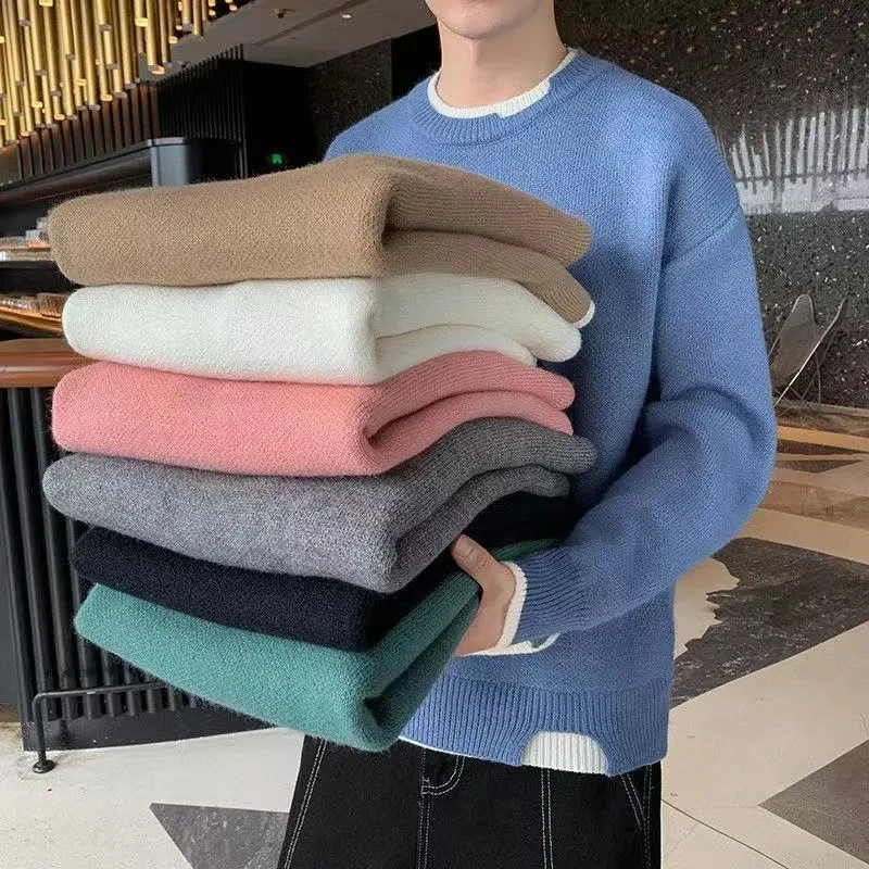 Japanese Sweater Men Clothing Loose Jersey Gray O Neck Knitted Tops Ropa Hombre Autumn Winter Harajuku Pullover Sueter Masculino
Japanese Sweater Men Clothing Loose Jersey Gray O Neck Knitted Tops Ropa Hombre Autumn Winter Harajuku Pullover Sueter Masculino