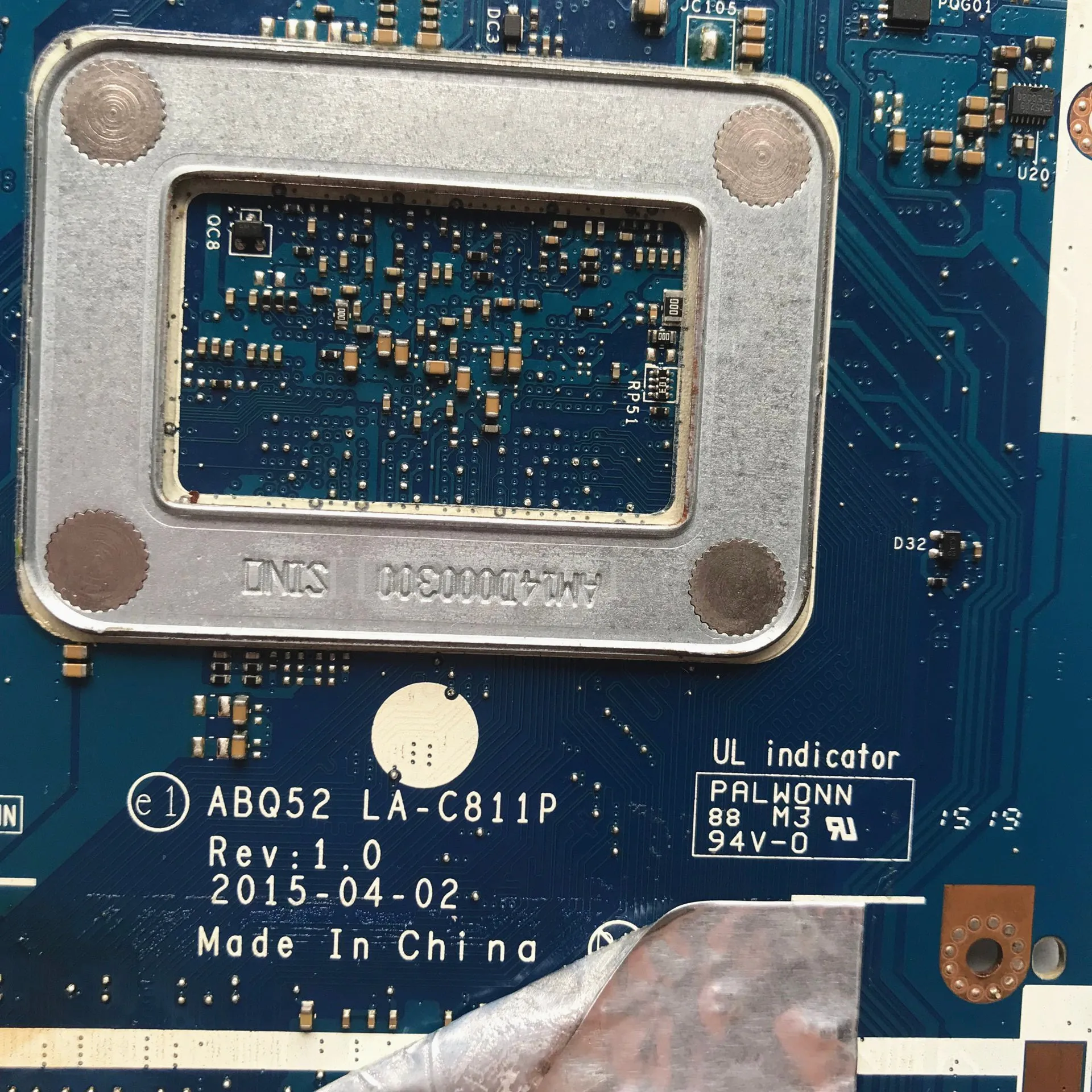 817846-001 817846-601 817846-501 Mainboard For HP 15-AC Laptop Motherboard ABQ52 LA-C811P With SR29H N3050 CPU 100% Full Tested
817846-001 817846-601 817846-501 Mainboard For HP 15-AC Laptop Motherboard ABQ52 LA-C811P With SR29H N3050 CPU 100% Full Tested
