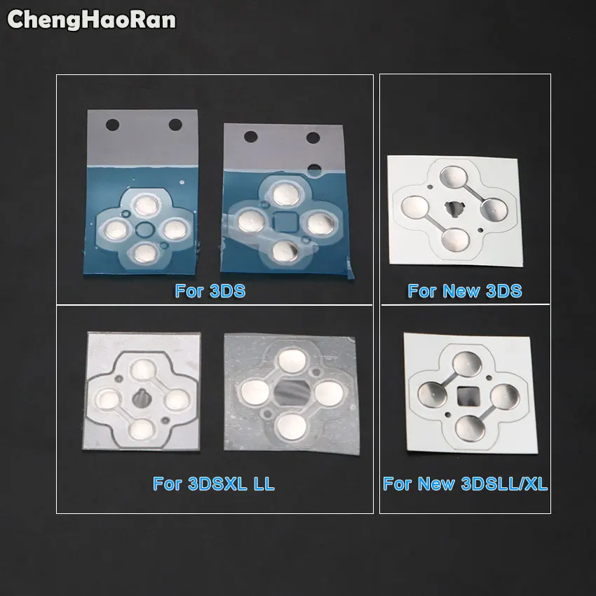 ChengHaoRan Cross Key ABXY Button Membrane Button Stickers PAD Conducting Strip Repair Part For 3DS 3DSLL XL For New 3DS XL LL
ChengHaoRan Cross Key ABXY Button Membrane Button Stickers PAD Conducting Strip Repair Part For 3DS 3DSLL XL For New 3DS XL LL