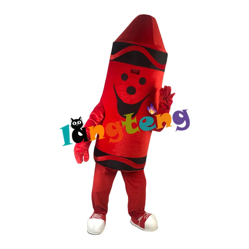 1074 Red Crayon Mascot Costumes Cartoon Fancy Dress Character Outfits For Holiday
1074 Red Crayon Mascot Costumes Cartoon Fancy Dress Character Outfits For Holiday