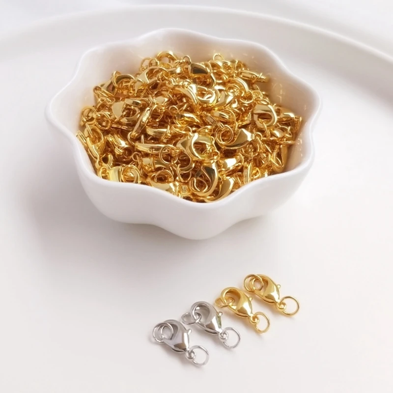 Color Retention Real Gold Plated Copper Bracelet Necklace Connecting Lobster Clasp DIY Findings Jewelry Accessories
Color Retention Real Gold Plated Copper Bracelet Necklace Connecting Lobster Clasp DIY Findings Jewelry Accessories
