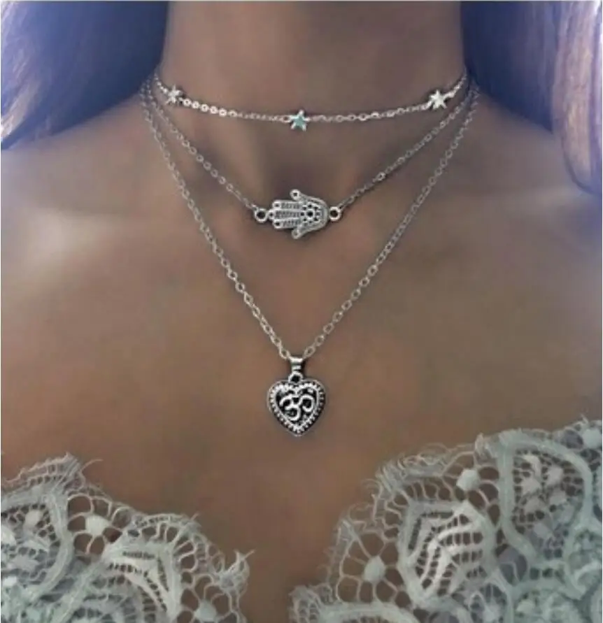 New Love Stars Palm Hearts Multilayer Lady's In Europe And The Bohemian Selling Accessories S1847
New Love Stars Palm Hearts Multilayer Lady's In Europe And The Bohemian Selling Accessories S1847