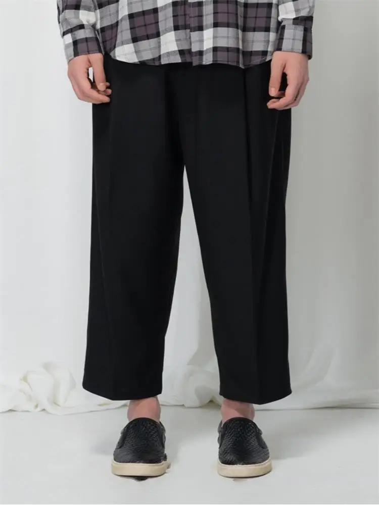 Men's Casual Pants Straight Tube Wide Leg Pants Summer New Black Simple Loose Korean Fashion Street Pants Nine Minutes
Men's Casual Pants Straight Tube Wide Leg Pants Summer New Black Simple Loose Korean Fashion Street Pants Nine Minutes