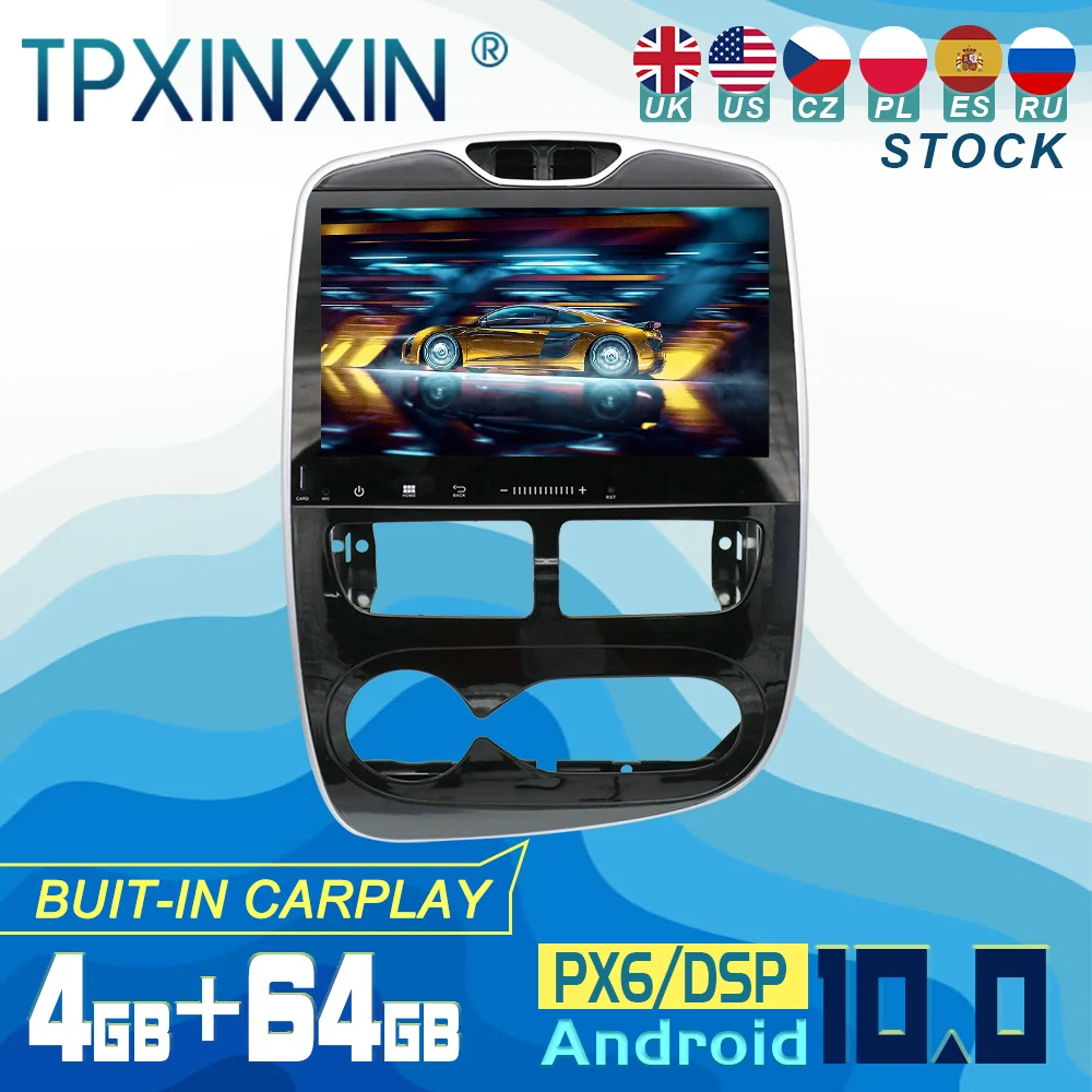For Renault Clio 2013-2015 Android 10 Carplay Radio Player Car GPS Navigation Head Unit Car Stereo WIFI DSP BT
For Renault Clio 2013-2015 Android 10 Carplay Radio Player Car GPS Navigation Head Unit Car Stereo WIFI DSP BT