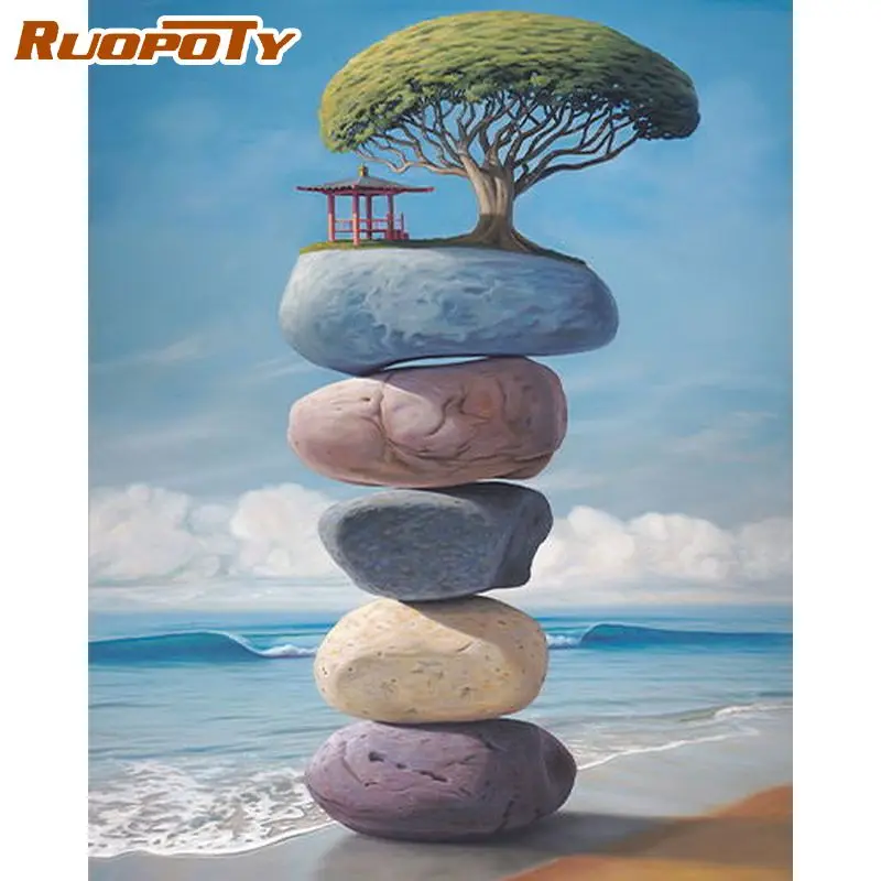 RUOPOTY 60x75cm Frame Picture By Numbers Stone Trees Paint By Number For Adults Acrylic Paint On Canvas For Home Artwork
RUOPOTY 60x75cm Frame Picture By Numbers Stone Trees Paint By Number For Adults Acrylic Paint On Canvas For Home Artwork