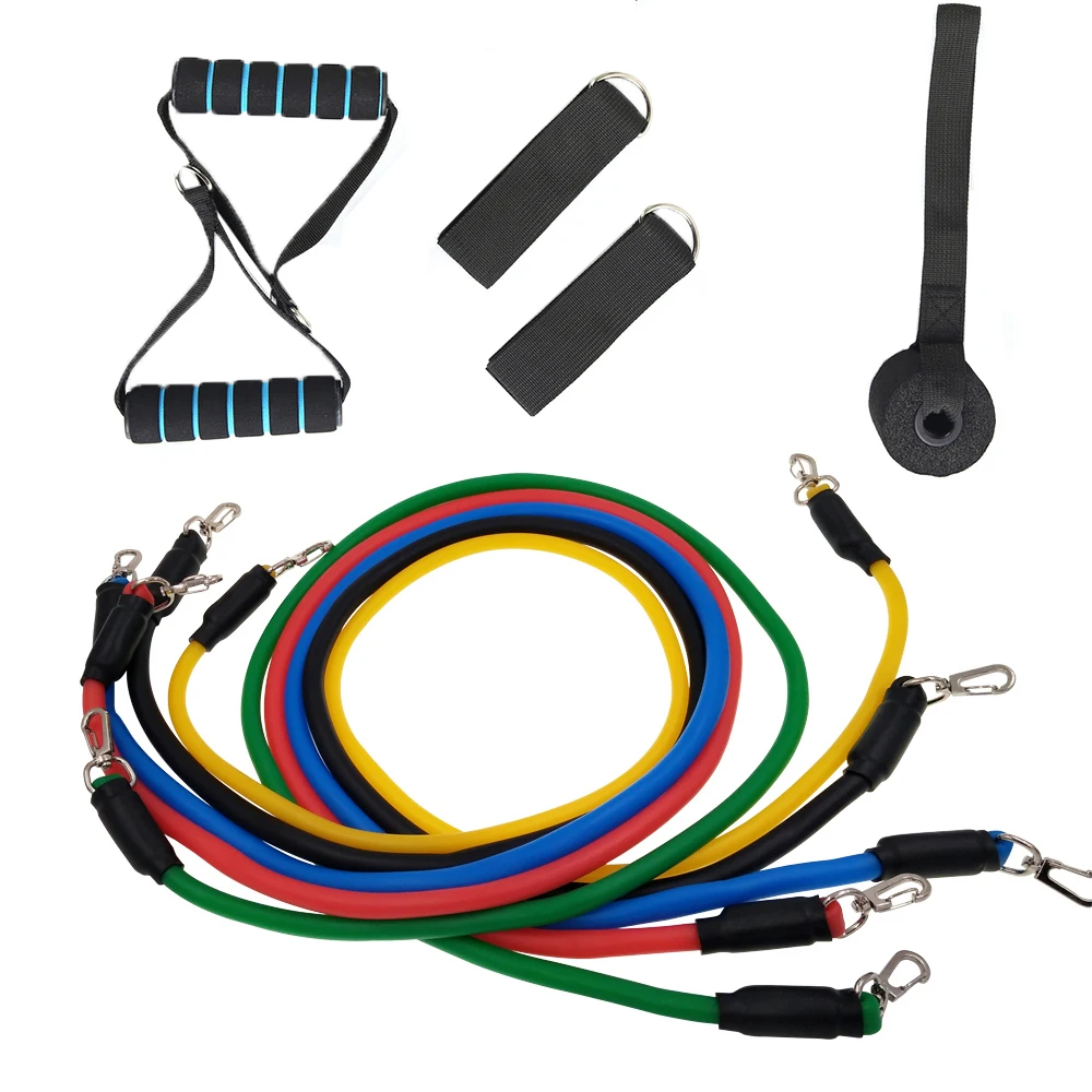 11Pcs Exercise Resistance Bands Sets for Women and Men Fitness Gym Strength Training Body Yoga Pilates Sport Rubber Band Pull Up
11Pcs Exercise Resistance Bands Sets for Women and Men Fitness Gym Strength Training Body Yoga Pilates Sport Rubber Band Pull Up