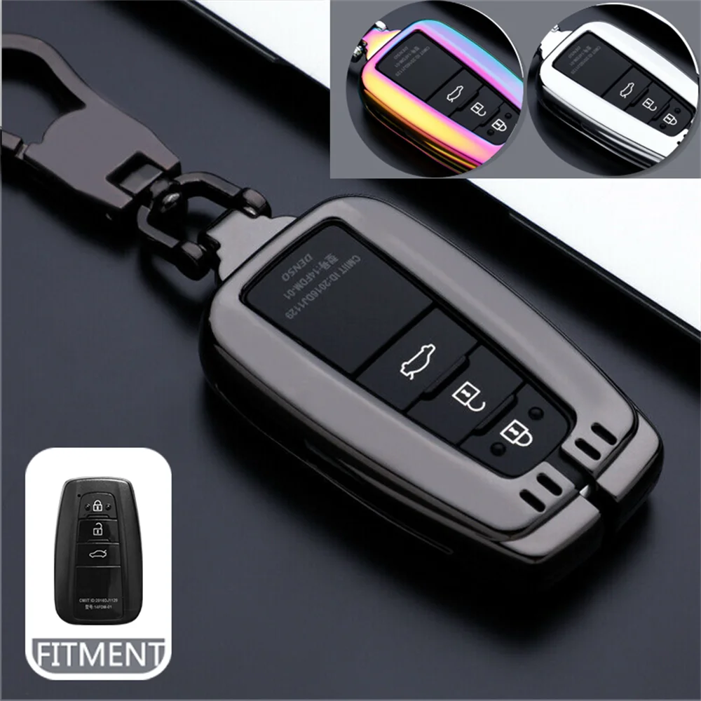 Metal+TPU Remote Smart Car Key Case Protection Cover Holder Auto Accessories Keychain Fob For Toyota Camry Avalon 86
Metal+TPU Remote Smart Car Key Case Protection Cover Holder Auto Accessories Keychain Fob For Toyota Camry Avalon 86