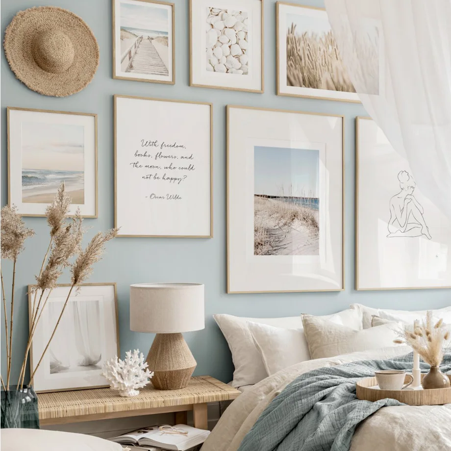 Blue Beach Wave Grass Nude Sketch Seashells Bridge Wall Art Print Canvas Painting Nordic Poster Decor Pictures For Living Room
Blue Beach Wave Grass Nude Sketch Seashells Bridge Wall Art Print Canvas Painting Nordic Poster Decor Pictures For Living Room