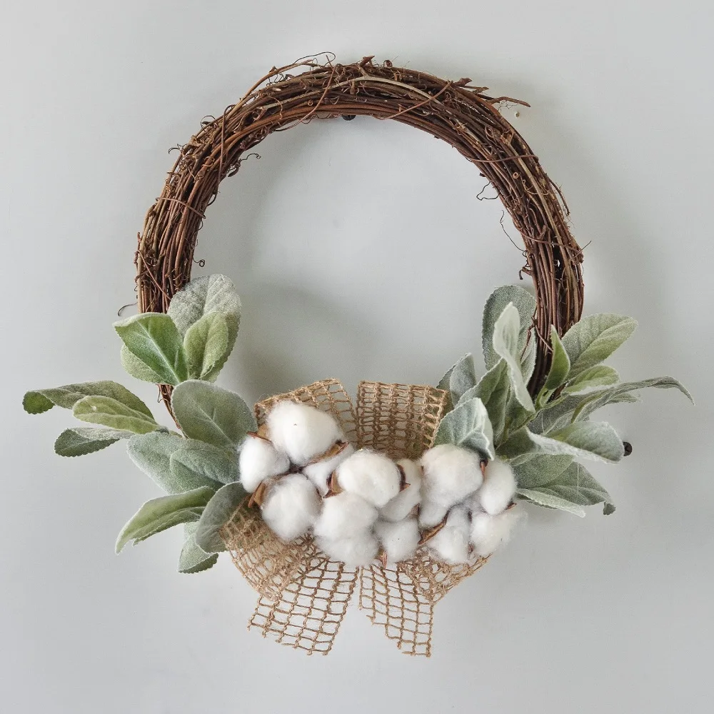 Natural Rattan Artificial Flower Wreath For Door Hanging Fake Rose Flowers Plants Wedding Pendant Garland Wall Decoration
Natural Rattan Artificial Flower Wreath For Door Hanging Fake Rose Flowers Plants Wedding Pendant Garland Wall Decoration
