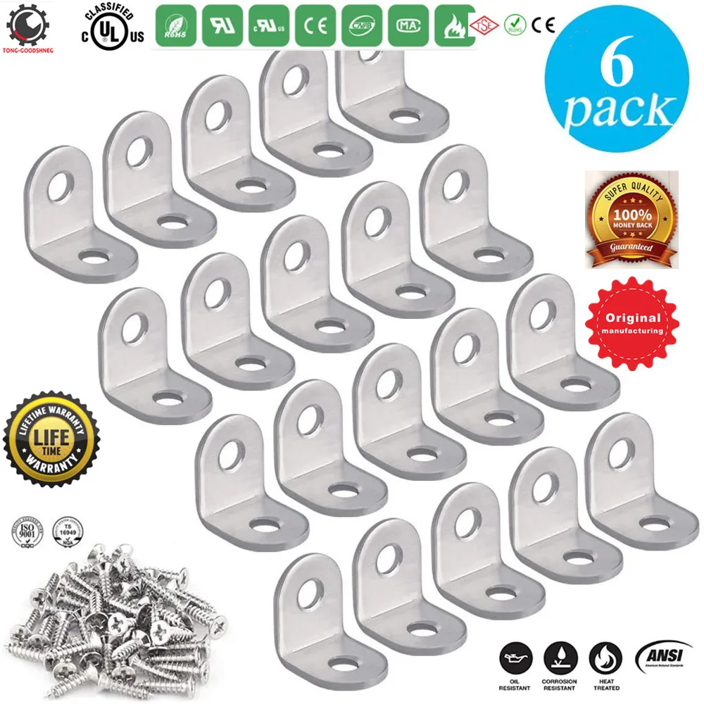 Corner Braces,Small Metal L Corner Bracket Joint Fastener,90 Degree Angle Bracket for Wood,Shelves,Furniture,Cabinet and More
Corner Braces,Small Metal L Corner Bracket Joint Fastener,90 Degree Angle Bracket for Wood,Shelves,Furniture,Cabinet and More