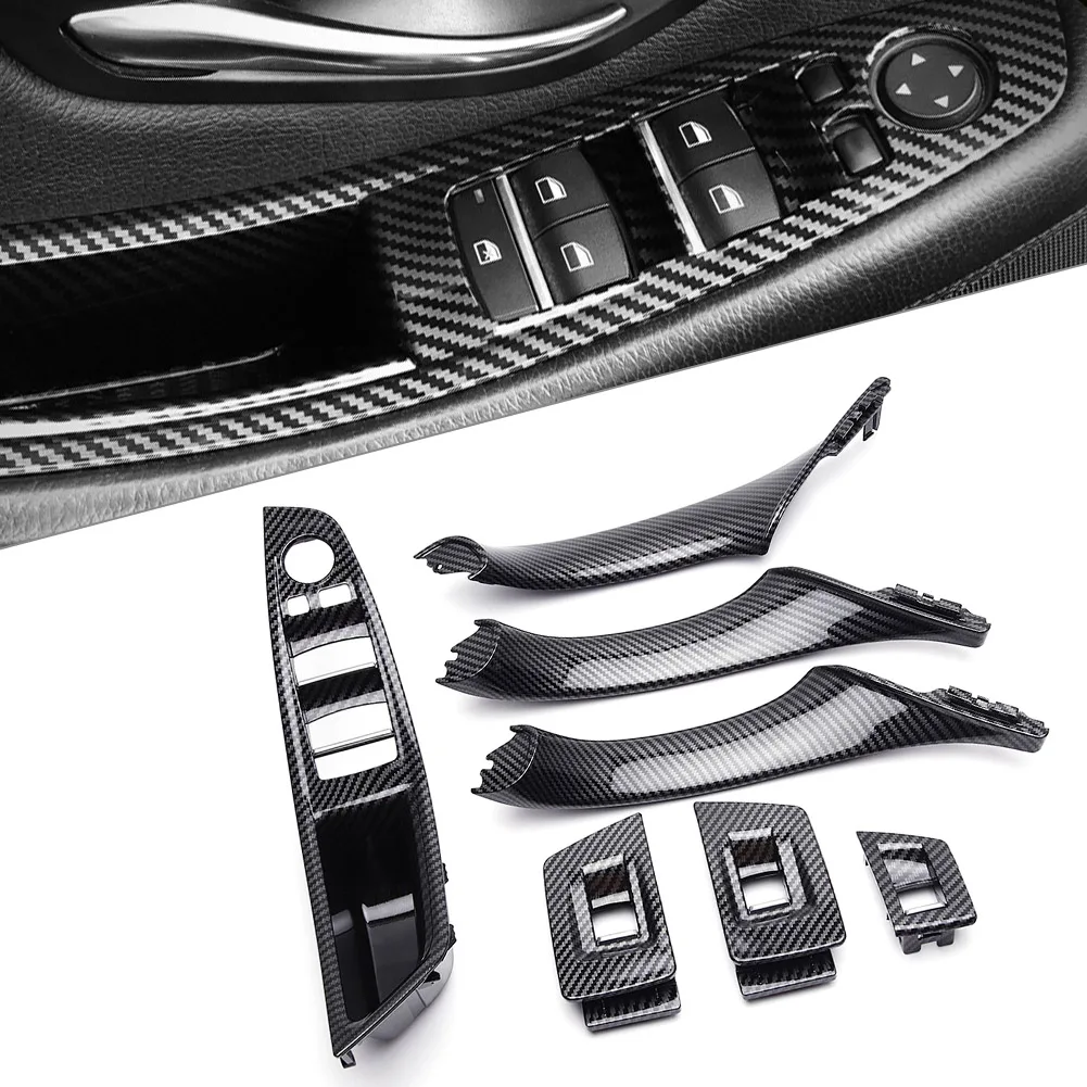7 шт. для BMW F10 F11 F18 5 серии 2010-2016 7 шт. внутренний стеклоподъемник автомобиля переключатель подлокотник панель дверная ручка отделка крышка углеродное волокно
7 шт. для BMW F10 F11 F18 5 серии 2010-2016 7 шт. внутренний стеклоподъемник автомобиля переключатель подлокотник панель дверная ручка отделка крышка углеродное волокно