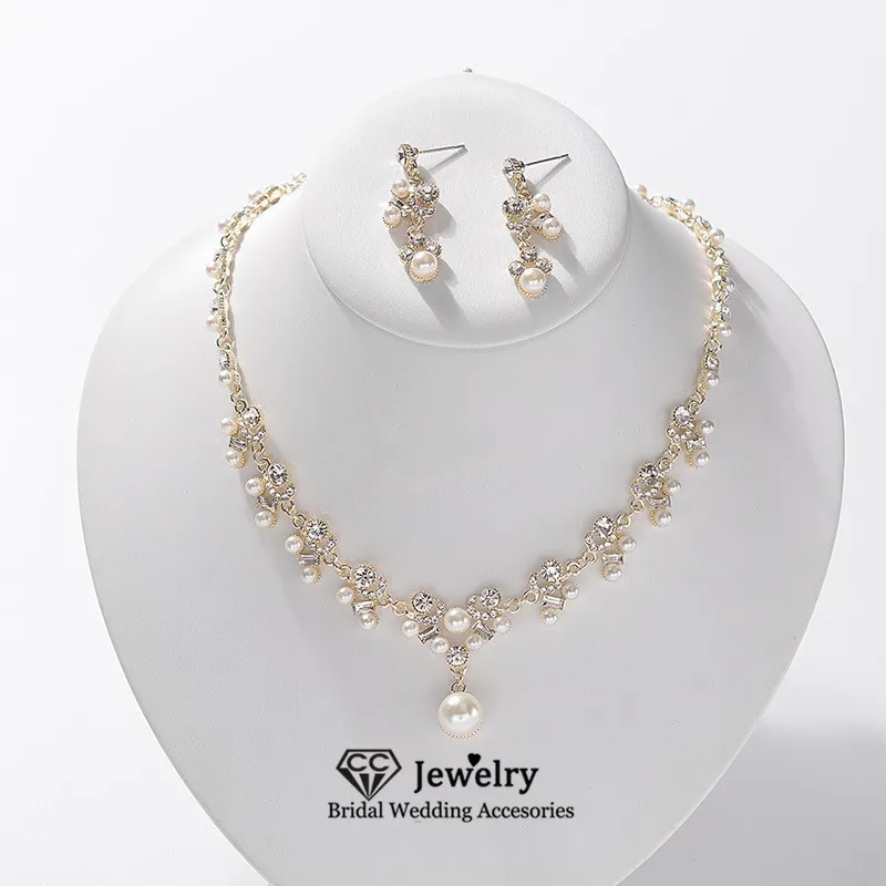 CC Wedding Necklace and Earring set for Women Bride Party Fashion Jewelry 2pcs Drop Earring Engagement Accessories TL130
CC Wedding Necklace and Earring set for Women Bride Party Fashion Jewelry 2pcs Drop Earring Engagement Accessories TL130
