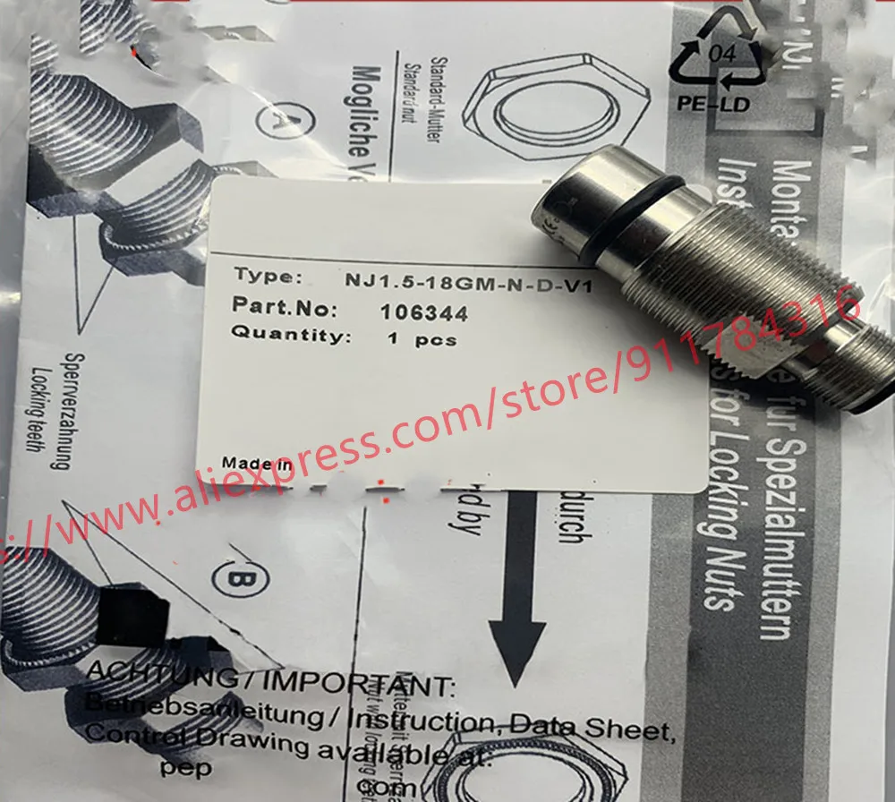New High Quality Pepperl+Fuchs NJ1.5-18GM-N-D-V1 voltage resistant proximity switch
New High Quality Pepperl+Fuchs NJ1.5-18GM-N-D-V1 voltage resistant proximity switch