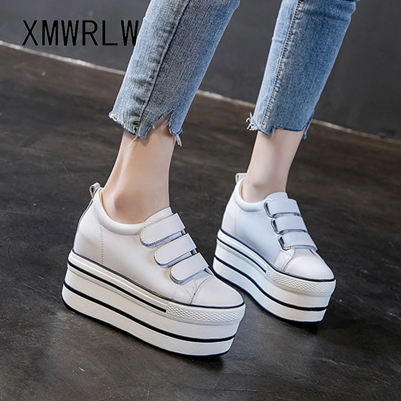 XMWRLW Genuine Leather Women Flat Platform Shoes 2020 Spring Autumn Hook Loop Casual Woman White/Black Sneakers Ladies Shoes
XMWRLW Genuine Leather Women Flat Platform Shoes 2020 Spring Autumn Hook Loop Casual Woman White/Black Sneakers Ladies Shoes