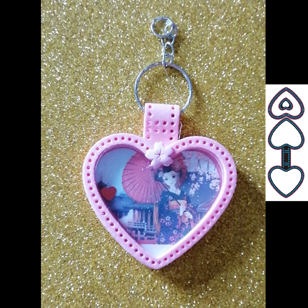 New Die Cut Metal Cutting Die dieshaker Heart Paper Key Chain Scrapbook Paper Craft Card Punch Art Knife Cutter
New Die Cut Metal Cutting Die dieshaker Heart Paper Key Chain Scrapbook Paper Craft Card Punch Art Knife Cutter