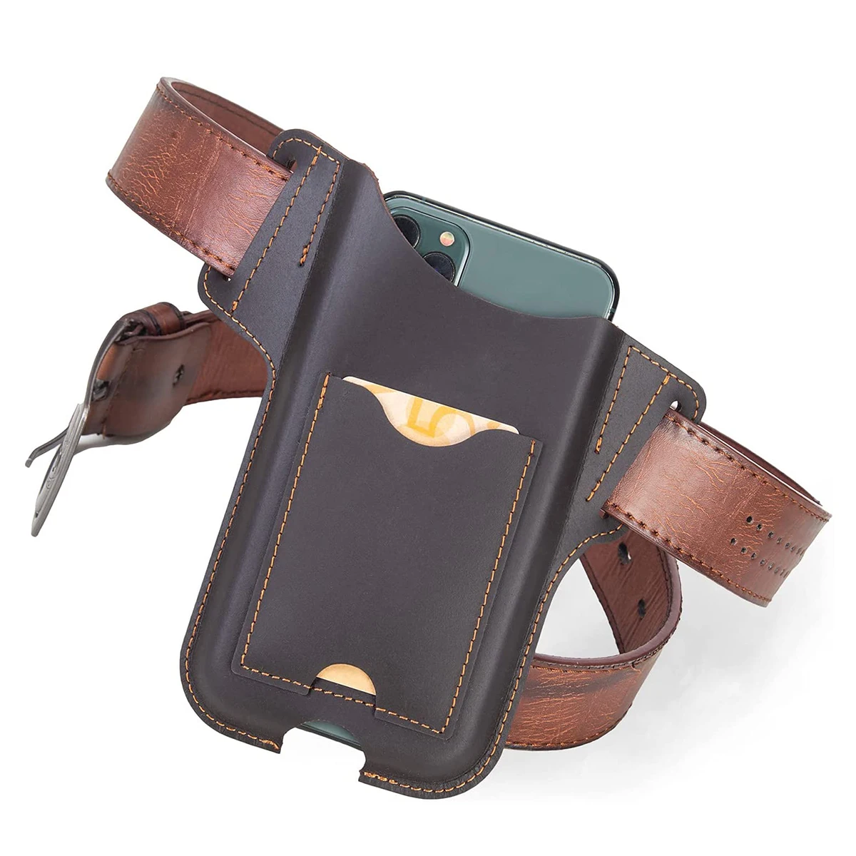 EASYANT Men Leather Phone Holster, Cell Phone Holster for Belt Loop, Waist Card Bag with Phone Belt Holster Pouch for iPhone
EASYANT Men Leather Phone Holster, Cell Phone Holster for Belt Loop, Waist Card Bag with Phone Belt Holster Pouch for iPhone
