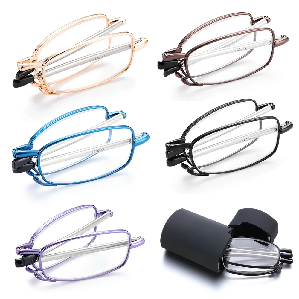 1PC Fashion Folding Reading Glasses With Original Box Men Women Portable Small Frame Metal Presbyopia Eyeglasses+1.0~+4.0
1PC Fashion Folding Reading Glasses With Original Box Men Women Portable Small Frame Metal Presbyopia Eyeglasses+1.0~+4.0