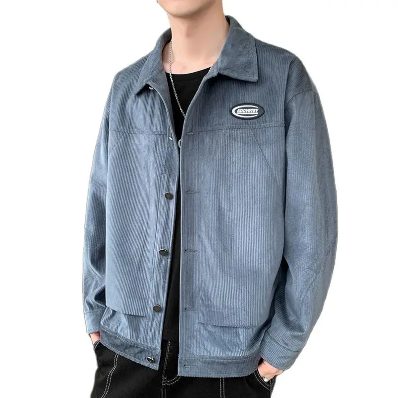Pop Men Jacket Women Spring Autumn Baseball Uniform Style Lapel Coat Streetstyle Loose Patchwork Motorcycle Jacket Pilot
Pop Men Jacket Women Spring Autumn Baseball Uniform Style Lapel Coat Streetstyle Loose Patchwork Motorcycle Jacket Pilot