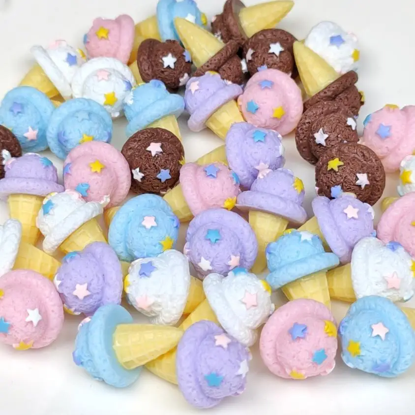 100pcs Kawaii Stars Ice Cream Dessert 3D Resin Cabochon Mini Food Art Supply DIY Scrapbooking AccessoriesDecoration
100pcs Kawaii Stars Ice Cream Dessert 3D Resin Cabochon Mini Food Art Supply DIY Scrapbooking AccessoriesDecoration