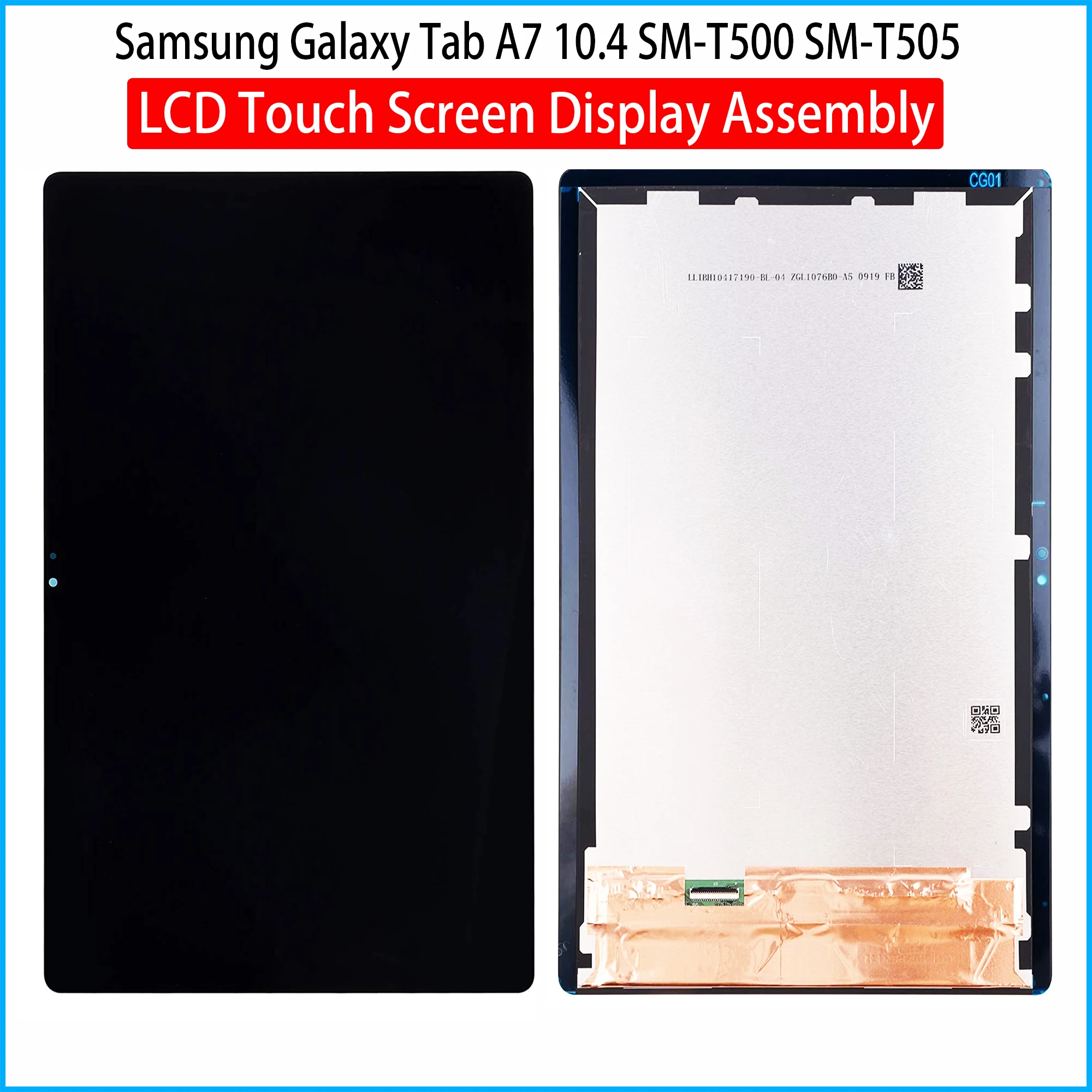 Original LCD Display Compatible with Samsung Galaxy Tab A7 10.4 SM-T500 SM-T505 LCD Touch Screen Display Assembly
Original LCD Display Compatible with Samsung Galaxy Tab A7 10.4 SM-T500 SM-T505 LCD Touch Screen Display Assembly