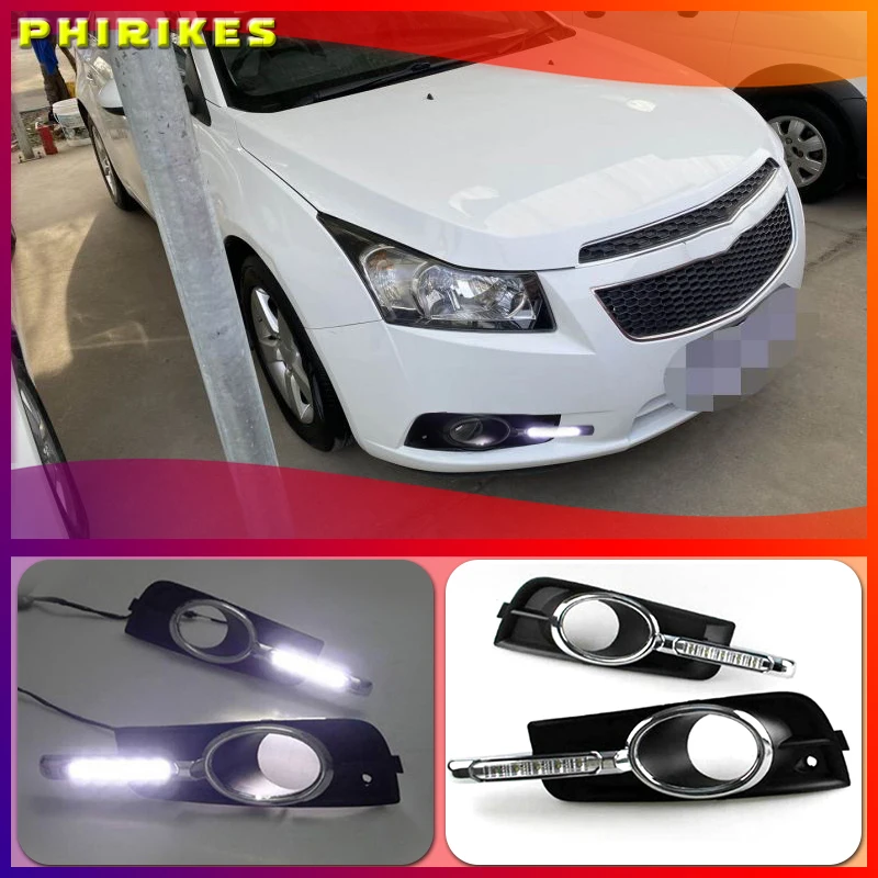 For Chevrolet Cruze 2009-2014 DRL Fog Lamp with Turn Signal Dimmed Light LED Daytime Running Light DRL
For Chevrolet Cruze 2009-2014 DRL Fog Lamp with Turn Signal Dimmed Light LED Daytime Running Light DRL