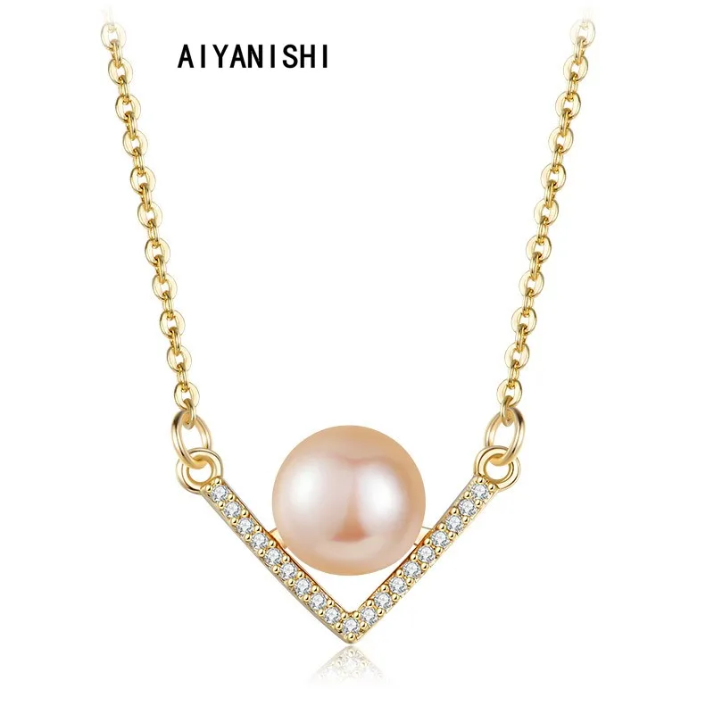 Золотое ожерелье AIYANISHI с натуральным пресноводным жемчугом ретро18k, V-образный жемчуг, подвеска, ожерелье для женщин, украшения для свадебной вечеринки
Золотое ожерелье AIYANISHI с натуральным пресноводным жемчугом ретро18k, V-образный жемчуг, подвеска, ожерелье для женщин, украшения для свадебной вечеринки