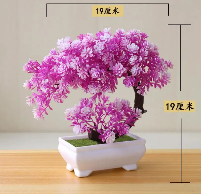 Ornaments Artificial Plant Bonsai Plastic Potted Small Fake Table Hotel Home Decor Tree Pot Garden Simulation Flowers Artificial
Ornaments Artificial Plant Bonsai Plastic Potted Small Fake Table Hotel Home Decor Tree Pot Garden Simulation Flowers Artificial
