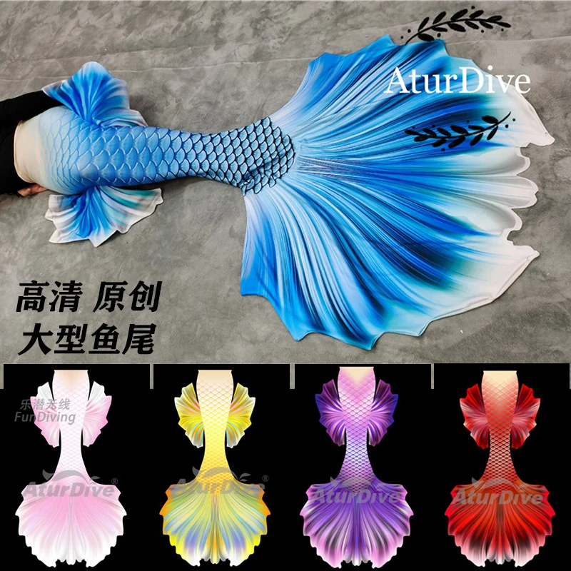 Adults and children Professional Mermaid show suit large fish tail Swimsuit Bikini fighting fish Mermaid fins
Adults and children Professional Mermaid show suit large fish tail Swimsuit Bikini fighting fish Mermaid fins