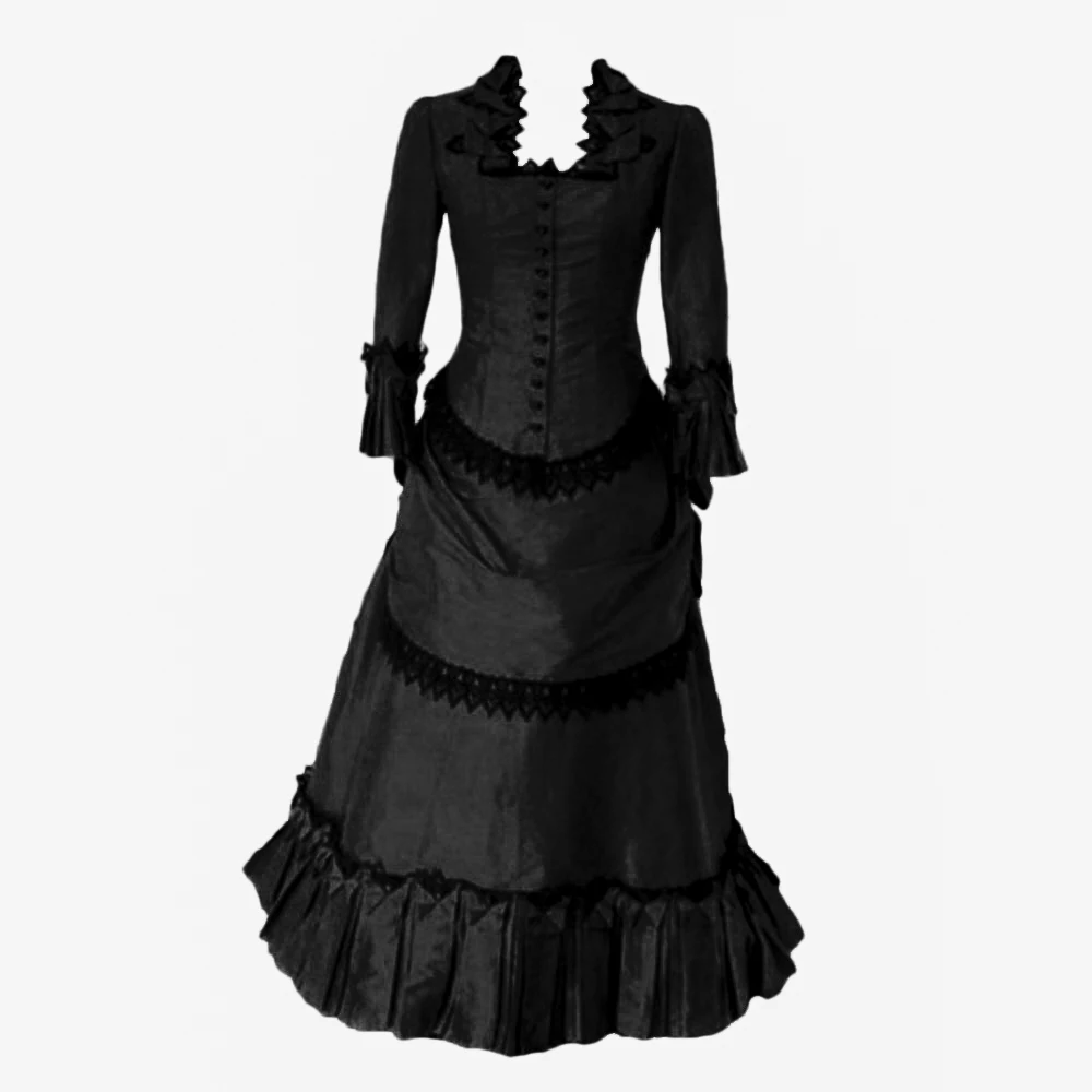 Vintage Gothic black Victorian Bustle gown Dress Medieval Renaissance black Victorian bustle gown dress 18th century Ball Gowns
Vintage Gothic black Victorian Bustle gown Dress Medieval Renaissance black Victorian bustle gown dress 18th century Ball Gowns